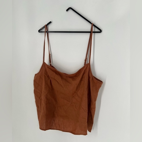 WeWoreWhat Boxy Cami Linen Blend Tank - Picture 2 of 6